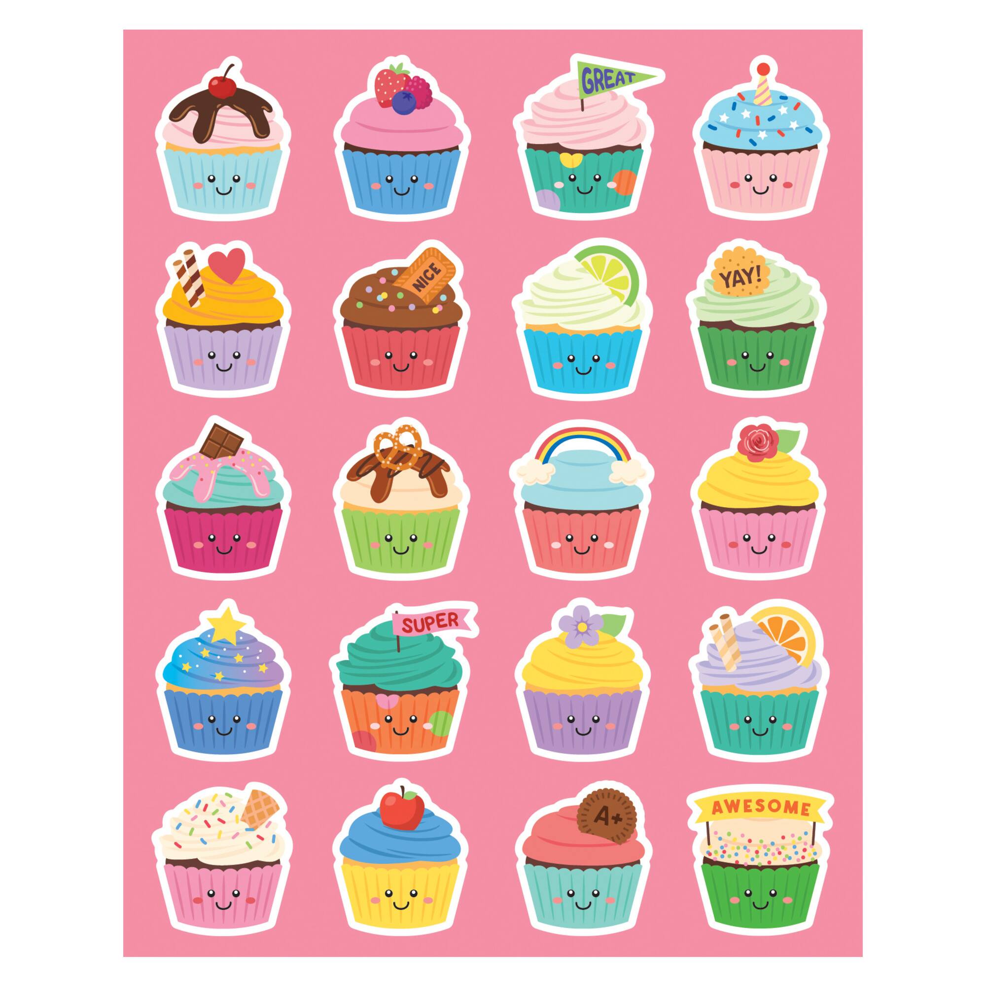 Teacher Created Resources® Cupcake Smelly Stickers, 6 Packs of 120